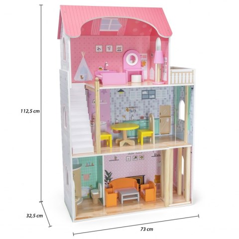 VIGA Duży Drewniany Domek dla Lalek Viga Toys VIGA Duży Drewniany Domek dla Lalek Viga Toys