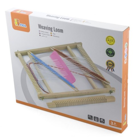 Viga Drewniane Krosno Warsztat Tkacki Zestaw do tkania Viga Toys Viga Drewniane Krosno Warsztat Tkacki Zestaw do tkania Viga Toys