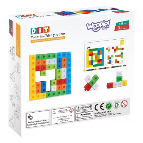 WOOPIE Klocki Konstrukcyjne Edukacyjne Sześciany + Wzory Woopie