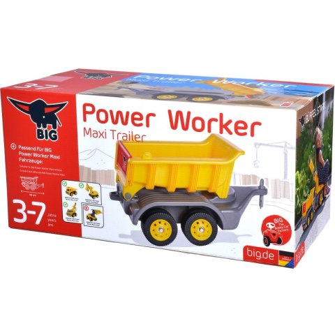 BIG Przyczepka Do Jeździków Power Worker Maxi Ruchoma Platforma Big BIG Przyczepka Do Jeździków Power Worker Maxi Ruchoma Platforma Big