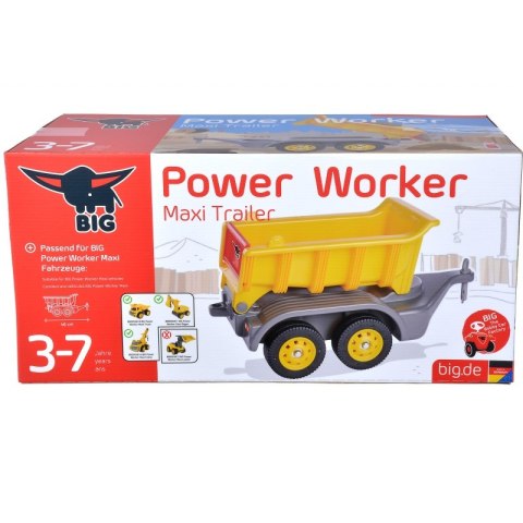 BIG Przyczepka Do Jeździków Power Worker Maxi Ruchoma Platforma Big BIG Przyczepka Do Jeździków Power Worker Maxi Ruchoma Platforma Big