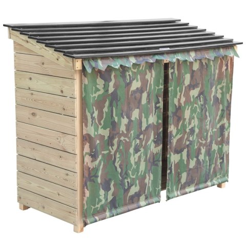 CLASSIC WORLD EDU Drewniany Składzik Ogrodowy Pojemnik Classic World