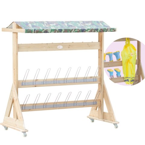 CLASSIC WORLD EDU Drewniany Wieszak Ogrodowy XXL Classic World