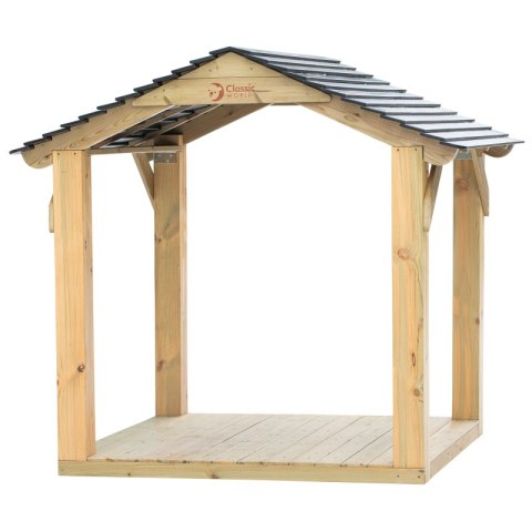 CLASSIC WORLD EDU Duży Drewniany Domek Altana Classic World