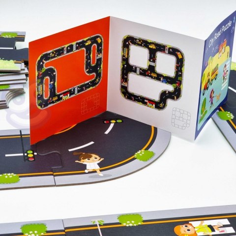 TOOKY TOY Puzzle dla Dzieci Autostrada Makieta 21 el. Tooky Toy TOOKY TOY Puzzle dla Dzieci Autostrada Makieta 21 el. Tooky Toy