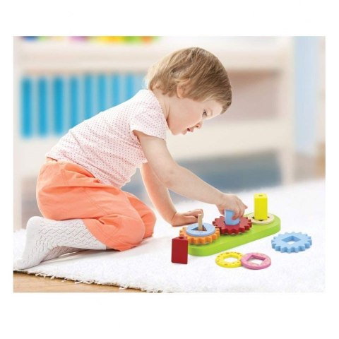 Viga Drewniany Edukacyjny Sorter Kształtów Kolorów i Wzorów Viga Toys