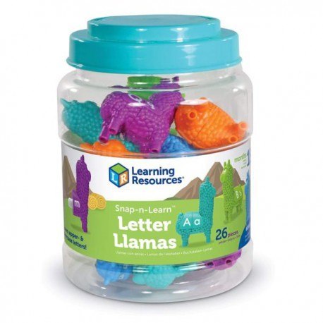 Figurki do nauki liter i poznawania kolorów, lamy, Learning Resources Figurki do nauki liter i poznawania kolorów, lamy, Learning Resources