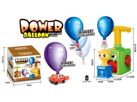 Wyrzutnia Balonów Balon Aerodynamiczny Zielony Potworek Wyrzutnia Balonów Balon Aerodynamiczny Zielony Potworek