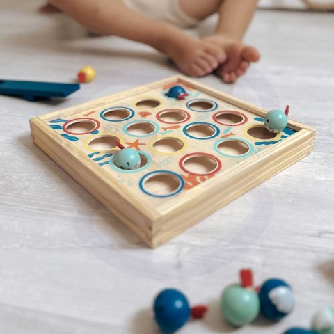 Tooky Toy Gra dla Dzieci Drewniany Stół Latające Rybki 19 el. Tooky Toy Tooky Toy Gra dla Dzieci Drewniany Stół Latające Rybki 19 el. Tooky Toy