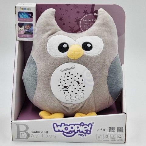 WOOPIE Przytulanka Usypiacz Projektor 2w1 Sówka - 10 Kołysanek Woopie WOOPIE Przytulanka Usypiacz Projektor 2w1 Sówka - 10 Kołysanek Woopie