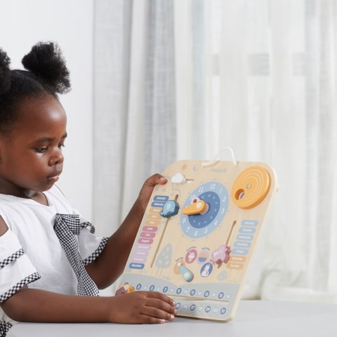 VIGA PolarB Drewniany Kalendarz i Zegar Viga Toys VIGA PolarB Drewniany Kalendarz i Zegar Viga Toys