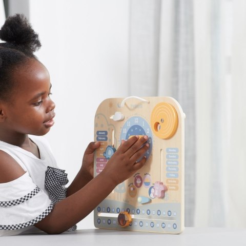 VIGA PolarB Drewniany Kalendarz i Zegar Viga Toys VIGA PolarB Drewniany Kalendarz i Zegar Viga Toys