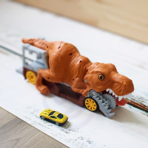 WOOPIE Dinozaur Wyrzutnia Samochodów + Auto 1szt. Woopie WOOPIE Dinozaur Wyrzutnia Samochodów + Auto 1szt. Woopie