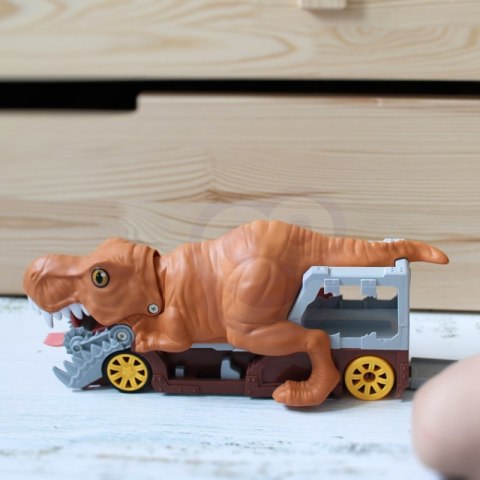 WOOPIE Dinozaur Wyrzutnia Samochodów + Auto 1szt. Woopie WOOPIE Dinozaur Wyrzutnia Samochodów + Auto 1szt. Woopie