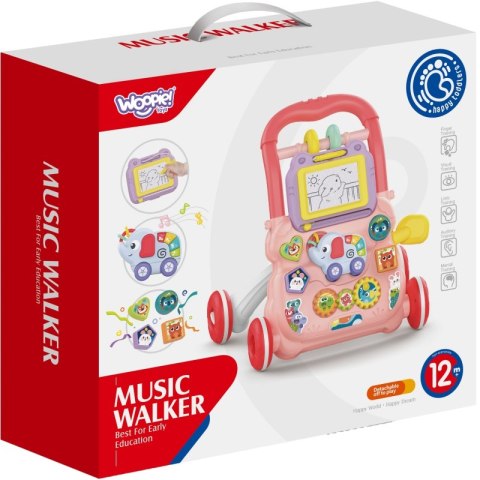 WOOPIE Interaktywny Chodzik Pchacz Muzyczny + Znikopis Woopie