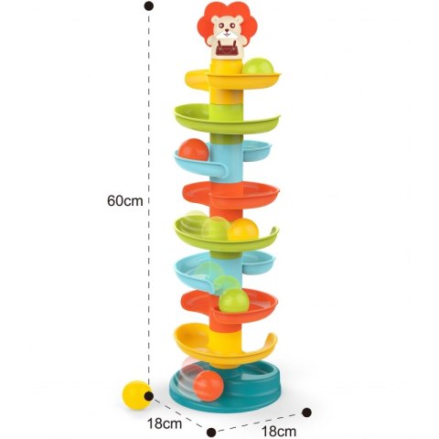 WOOPIE Kulodrom Tor Kulkowy Zestaw Spirala + 6 Kulek Woopie WOOPIE Kulodrom Tor Kulkowy Zestaw Spirala + 6 Kulek Woopie
