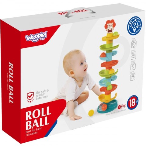 WOOPIE Kulodrom Tor Kulkowy Zestaw Spirala + 6 Kulek Woopie WOOPIE Kulodrom Tor Kulkowy Zestaw Spirala + 6 Kulek Woopie