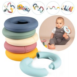 Smoby Little Krążki Edukacyjne Układanka Kółka dla Dzieci 12 elementów Smoby