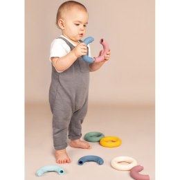 Smoby Little Krążki Edukacyjne Układanka Kółka dla Dzieci 12 elementów Smoby