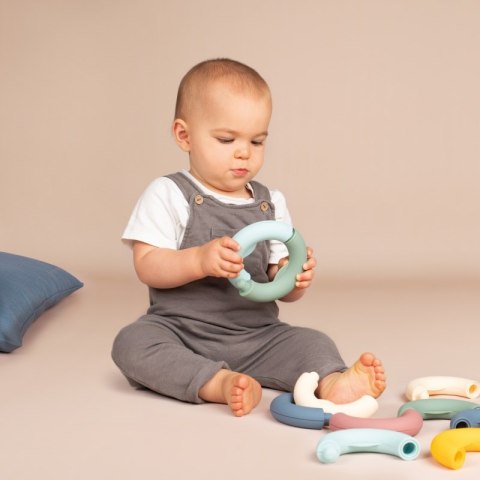 Smoby Little Krążki Edukacyjne Układanka Kółka dla Dzieci 12 elementów Smoby