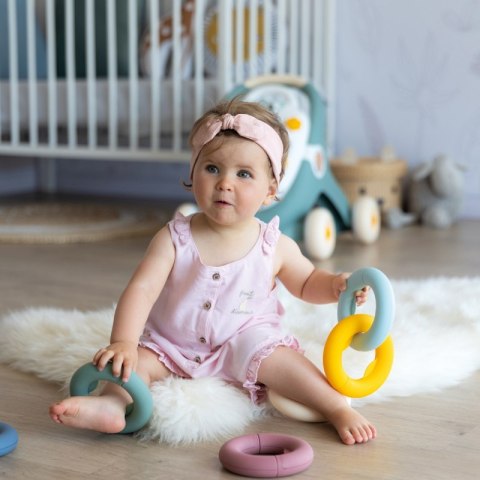 Smoby Little Krążki Edukacyjne Układanka Kółka dla Dzieci 12 elementów Smoby