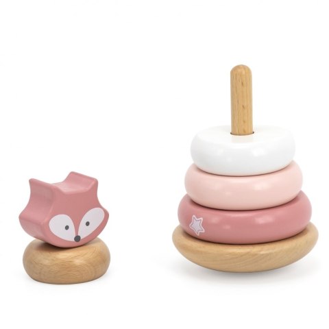 VIGA PolarB Drewniana Piramidka Edukacyjna - Lisek Viga Toys VIGA PolarB Drewniana Piramidka Edukacyjna - Lisek Viga Toys