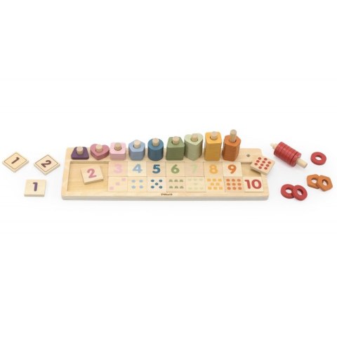 VIGA PolarB Drewniane Liczydło Sorter Nauka Liczb Montessori Viga Toys VIGA PolarB Drewniane Liczydło Sorter Nauka Liczb Montessori Viga Toys