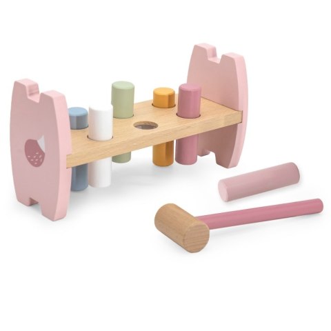 Viga PolarB Drewniana Przebijanka Wbijanka z Młoteczkiem Lisek Montessori Viga Toys Viga PolarB Drewniana Przebijanka Wbijanka z Młoteczkiem Lisek Montessori Viga Toys