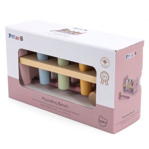 Viga PolarB Drewniana Przebijanka Wbijanka z Młoteczkiem Lisek Montessori Viga Toys Viga PolarB Drewniana Przebijanka Wbijanka z Młoteczkiem Lisek Montessori Viga Toys