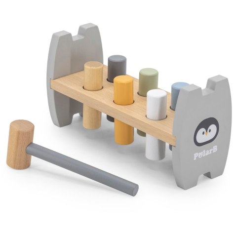 Viga PolarB Drewniana Przebijanka Wbijanka z Młoteczkiem Pingwinek Montessori Viga Toys Viga PolarB Drewniana Przebijanka Wbijanka z Młoteczkiem Pingwinek Montessori Viga Toys