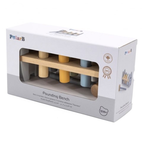 Viga PolarB Drewniana Przebijanka Wbijanka z Młoteczkiem Pingwinek Montessori Viga Toys Viga PolarB Drewniana Przebijanka Wbijanka z Młoteczkiem Pingwinek Montessori Viga Toys
