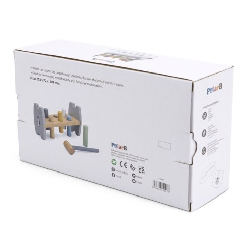 Viga PolarB Drewniana Przebijanka Wbijanka z Młoteczkiem Pingwinek Montessori Viga Toys Viga PolarB Drewniana Przebijanka Wbijanka z Młoteczkiem Pingwinek Montessori Viga Toys
