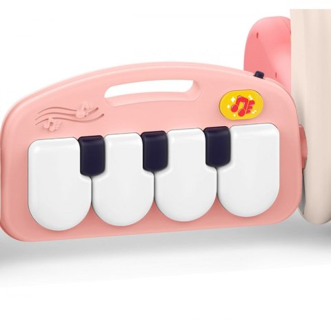 WOOPIE Mata z Pałąkiem Pchacz 2w1 Pianinko Woopie