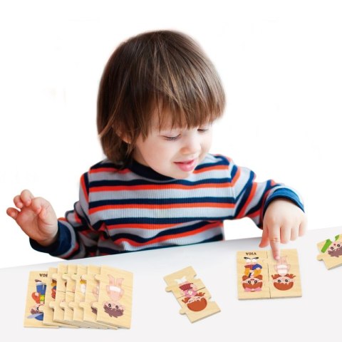 VIGA Drewniana Układanka Edukacyjna Dzieci Ubieranie Puzzle Viga Toys VIGA Drewniana Układanka Edukacyjna Dzieci Ubieranie Puzzle Viga Toys