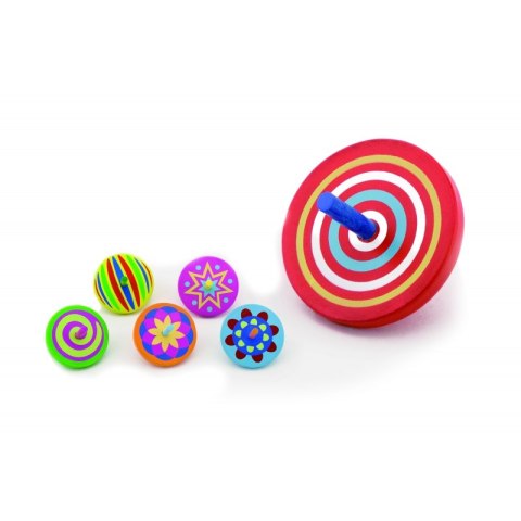 VIGA Kolorowy Bączek drewniany 1szt Viga Toys VIGA Kolorowy Bączek drewniany 1szt Viga Toys