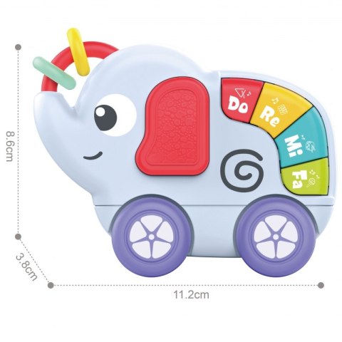 WOOPIE BABY Zabawka Sensoryczna Muzyczna dla Niemowląt Słonik Woopie WOOPIE BABY Zabawka Sensoryczna Muzyczna dla Niemowląt Słonik Woopie