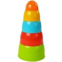 WOOPIE BABY Zabawka Sensoryczna Piramidka Kolorowe Kubeczki 5 el. Woopie
