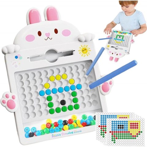 WOOPIE Tablica Magnetyczna dla Dzieci Montessori MagPad Królik Woopie