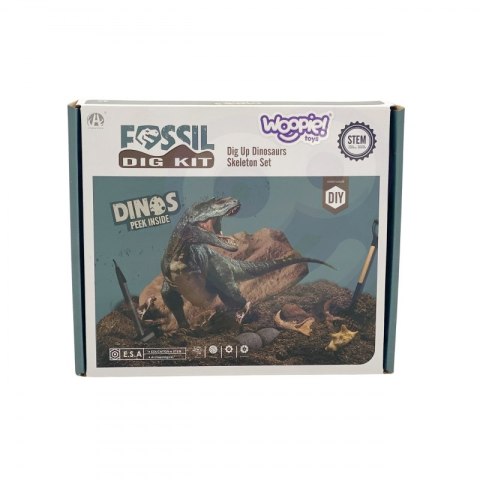 WOOPIE Wykopalisko 6w1 Dinozaur Szkielet Mały Archeolog Woopie
