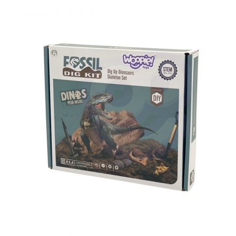 WOOPIE Wykopalisko 6w1 Dinozaur Szkielet Mały Archeolog Woopie
