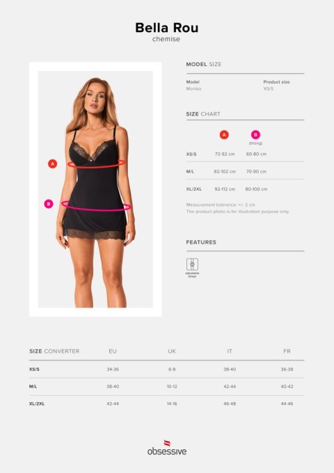 KOSZULKA BELLA ROU CHEMISE OBSESSIVE KOSZULKA BELLA ROU CHEMISE OBSESSIVE