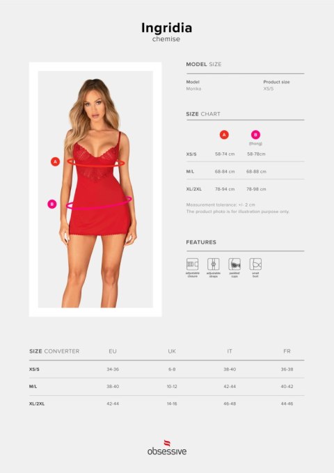 KOSZULKA INGRIDIA CHEMISE OBSESSIVE KOSZULKA INGRIDIA CHEMISE OBSESSIVE