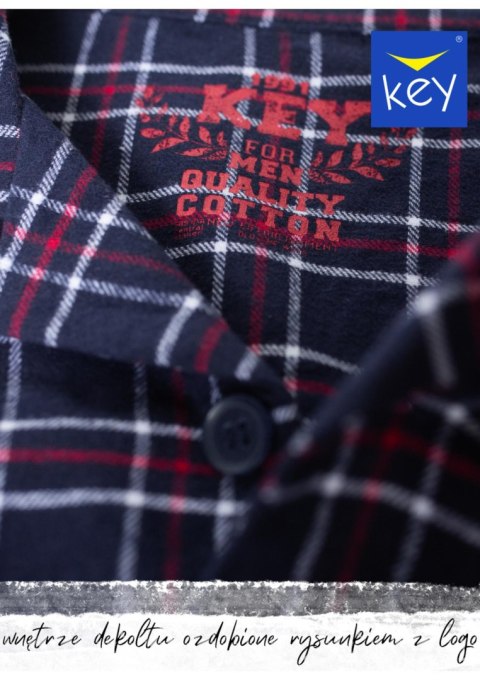PIŻAMA MĘSKA FLANELA MNS 414 B23 R.3XL-4XL DR KEY PIŻAMA MĘSKA FLANELA MNS 414 B23 R.3XL-4XL DR KEY