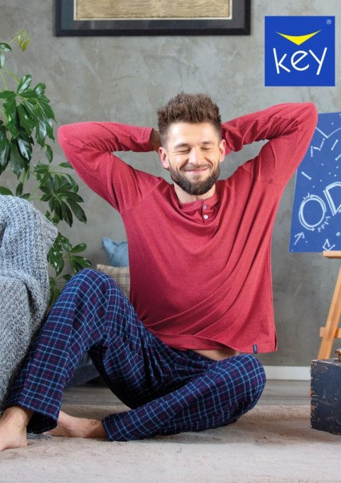 PIŻAMA MĘSKA MNS 451 B23 DR KEY PIŻAMA MĘSKA MNS 451 B23 DR KEY
