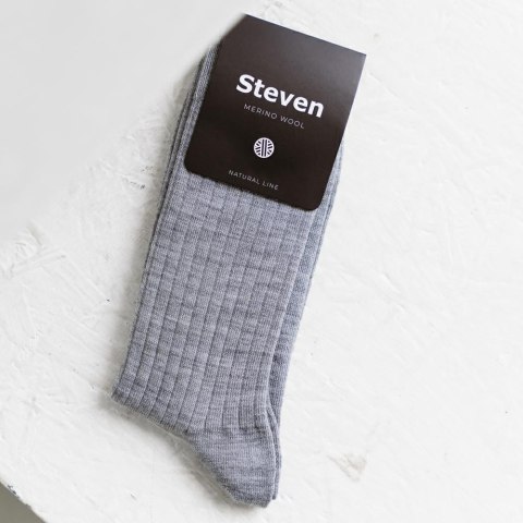 SKARPETY MĘSKIE PRĄŻEK MERINO WOOL 130 STEVEN SKARPETY MĘSKIE PRĄŻEK MERINO WOOL 130 STEVEN