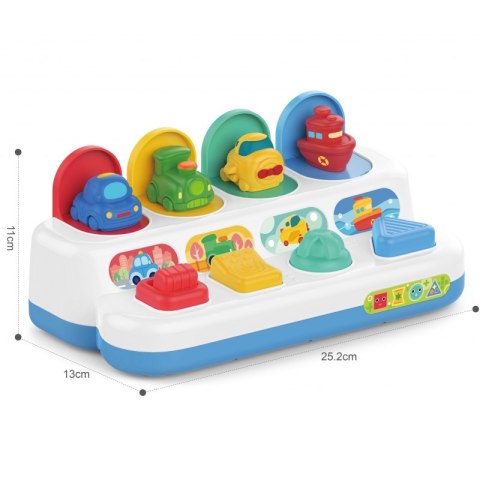 WOOPIE BABY Zabawka Edukacyjna Wyskakujące Pojazdy POP-UP Woopie WOOPIE BABY Zabawka Edukacyjna Wyskakujące Pojazdy POP-UP Woopie
