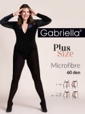 RAJSTOPY MICROFIBRE PLUS SIZE 60 DEN R.6 GABRIELLA