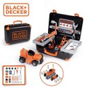 Smoby Black & Decker Walizka z Narzędziami + Samochód w Częściach Smoby
