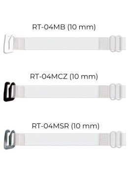 RAMIĄCZKA SILIKONOWE Z METALOWYM ZACZEPEM RT-04MB