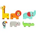 Tooky Toy Drewniane Puzzle Wielowarstwowe Tablica Zwierzątka Leśne 7 el. Tooky Toy Tooky Toy Drewniane Puzzle Wielowarstwowe Tablica Zwierzątka Leśne 7 el. Tooky Toy